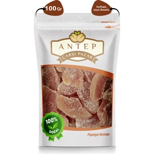 Antep Çarşı Pazar Papaya Kurusu Tropikal Meyve Kurusu | 100 Gr.
