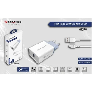 T-30 Hızlı Şarj 23W 5V 3A Quick Fast Charge Qualcomm Type-C Şarj Aleti Takım T-030