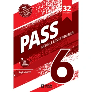 Team Elt Publishing Pass 6 - 32 Adet Nesil LGS Deneme Sınavı