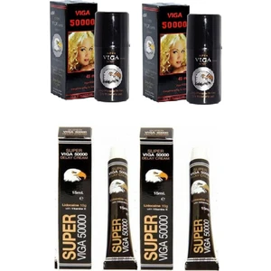 Viğa 50001 Krem Sprey 4lü Set