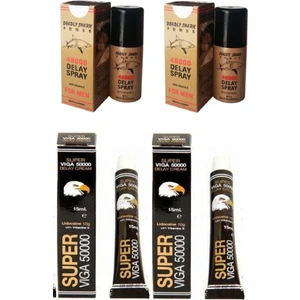 Viğa 48000 Krem ve Sprey 4lü Set