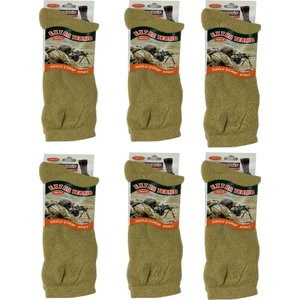 Kışlık Asker Çorabı Haki Renk