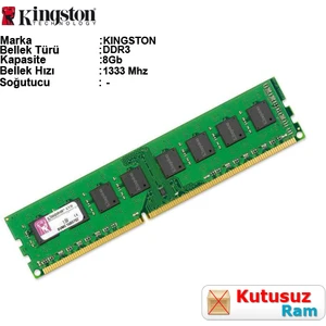 8GB DDR3 1333MHz Cl9 RAM KVR1333D3N9/8