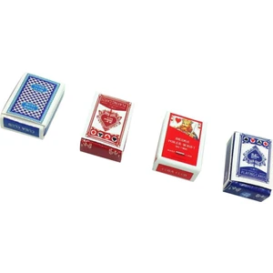 2 Takım Oyunları Poker Kağıt Iskambil Kartları 1:12 Minyatür Dollhouse Aksesuarları (Yurt Dışından)