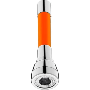 Strade Store Mutfak Lavabo Dokunun Genişletici Musluk Püskürtücü Ek 3-Mod Uzatma Tüpü Turuncu 20CM (Yurt Dışından)