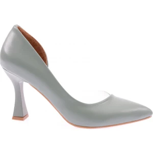 0653-22Y Kadın Sıvrı Burun Parmak Dekoltelı Yanı Transparan Uzun Topuklu Ayakkabı