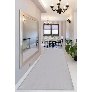 Valery Home Yıkanabilir Post Peluş Açık Gri Yolluk