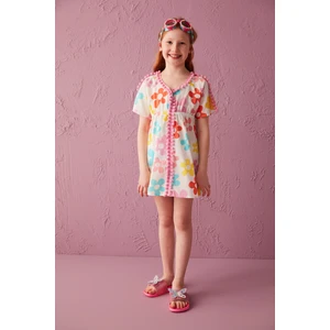 Kız Çocuk Colorful Daisy Kaftan