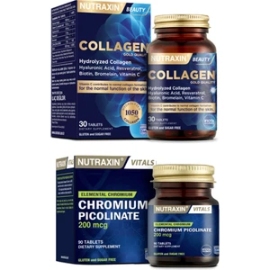 Hidrolize  Hyaluronic Acid 30 Tablet + Krom Minerali Içeren Gıda Takviyesi 90 Tablet