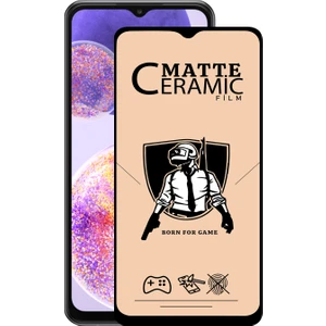 Kzy Samsung Galaxy A23 Tam Kaplayan Mat Seramik Nano Esnek Ekran Koruyucu Cam