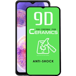 Kzy Samsung Galaxy A23 Tam Kaplayan Seramik Nano Esnek Ekran Koruyucu Cam