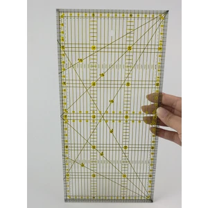 Plastik Şeffaf 30X15 cm Terzi Modelist Kırkyama Patcwork Kesim Cetvel