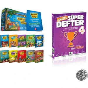 4. Sınıf  Yeni Hikaye Fen Köyü Büyüyor 2 (10 Kitap) + Akıllı Süper Defter