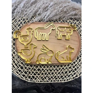 Small Shapes Çiftlik Hayvanları 6'lı Set Kurabiye Kalıbı ve Hamur Kesici