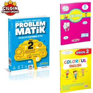 Model Eğitim Yayıncılık 2. Sınıf Yeni Nesil Sorularla Problemmatik - Çoklu Zeka Yayınları Okuma Anlama - Colorful English