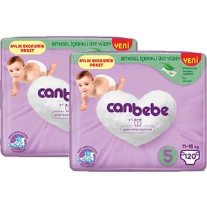 Bebek Bezi 5 Beden / Junior Aylık Paket 240'LI