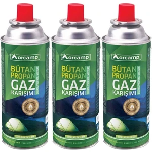 Bütan Propan Gaz Kartuşu 227GR KTS227-3'LÜ