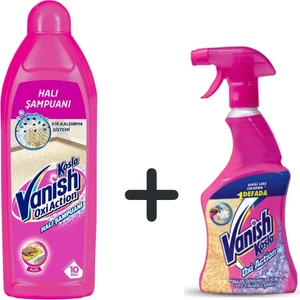 Vanish Oxi Action Elde Halı YIKAMA850 ml+LEKE Çıkarma Spreyi 500 ml
