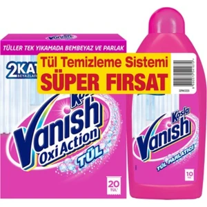 Vanish Oxi Action Tül Beyazlatıcısı+Tül Parlatıcısı 450 ml
