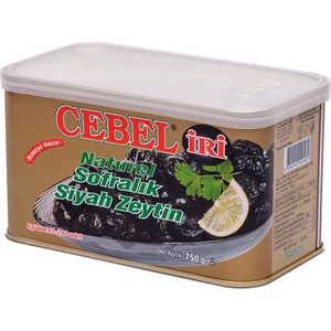 Siyah Zeytin  L-M  231-290 Kalibre 750 gr Tnk