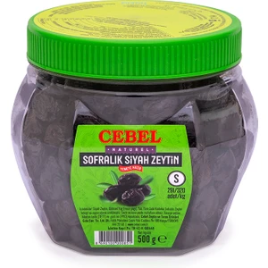 Siyah Zeytin   S  291-320 Kalibre 500 gr Pet