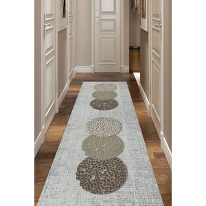 Woolly Halı Woolly Çakıl Taşlı Gri Halı (Makinada Yıkanabilir Kaymaz Taban) - ES584