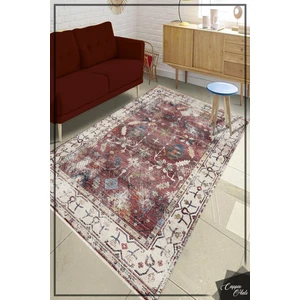 Esta Halı Esta Nar Çiceği Klasik  Salon Halısı Yolluk (Makinada Yıkanabilir Kaymaz Dod Taban) - ES1031