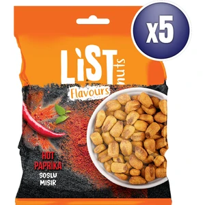 List Flavours Hot Paprika Soslu Mısır 5 x 75 G
