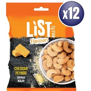 List Flavours Cheddar Soslu Kaju 12 x 100 G