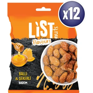 List Flavours Ballı & Şekerli Badem 12 x 100 G