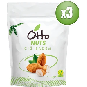 Otto Nuts Vegan Çiğ Badem 3 x 150 G