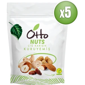 Otto Nuts Vegan Çiğ Karışık Kuruyemiş 5 x 150 G