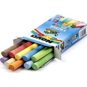 Tozsuz Renkli Tebeşir Nova Color 2 Paket
