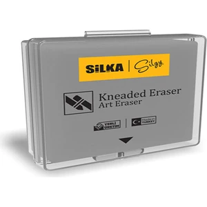 Silka Hamur Çizim Silgisi - Gri - 2 Adet