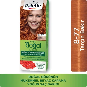 Schwarzkopf Palette Kalıcı Doğal Renkler 8-77 Tarçın Bakır Saç Boyası