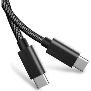 Type-C -To Type C 60W QC3.0A Hızlı 0.20CM Kısa Şarj Kablosu