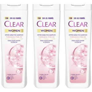 Women Kepeğe Karşı Etkili Şampuan Yumuşak Parlak Kiraz Çiçeği Esansı & Keratin 325 ml X3 Adet