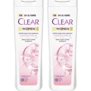 Women Kepeğe Karşı Etkili Şampuan Yumuşak Parlak Kiraz Çiçeği Esansı & Keratin 325 ml X2 Adet