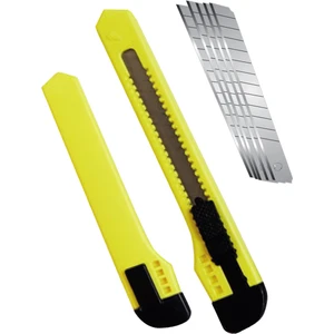 Plastik Gövde Dar Maket Bıçağı + 10 Lu Yedek Uç