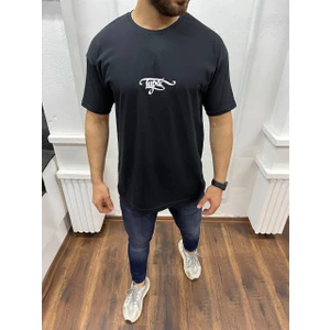 Yonez Moda Erkek Siyah Tupac Baskılı Oversıze