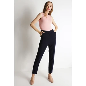 Select Moda Kadın Lacivert Cigarette Pantolon