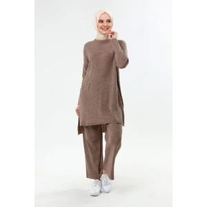 Kadın Saç Örgülü Pantolon & Tunik Ikili Takım 4278