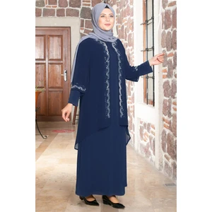 Efsun - Abiye - Lacivert - FHM628