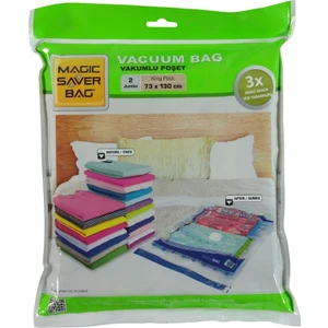 Magic Saver Bag Jumbo 2'li Vakum Poşeti 73X130 cm