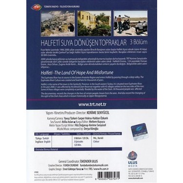 Halfeti, Suya Dönüşen Topraklar (Trt DVD 79) Fiyatı