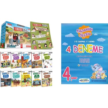 4. Sınıf Türkçe Köyü 10'lu Hikaye Seti + Okyanus Yayınları Kitabı