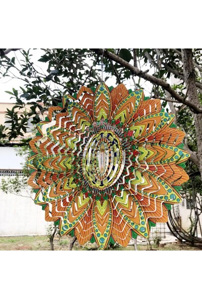 IENIN 3D Rüzgar Güneş Çiçek Dekorasyon Süsleri (Yurt Dışından)