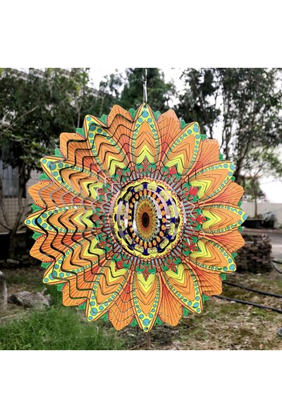 IENIN 3D Rüzgar Güneş Çiçek Dekorasyon Süsleri (Yurt Dışından)