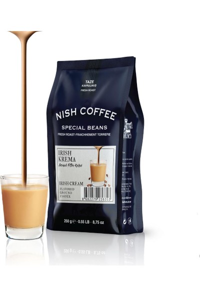 Nish Kahve Nish Irish Krema Aromalı Filtre Kahve 250 gr