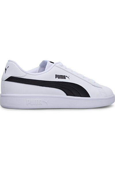 Puma Smash V2 Buck Beyaz Siyah Erkek Sneaker